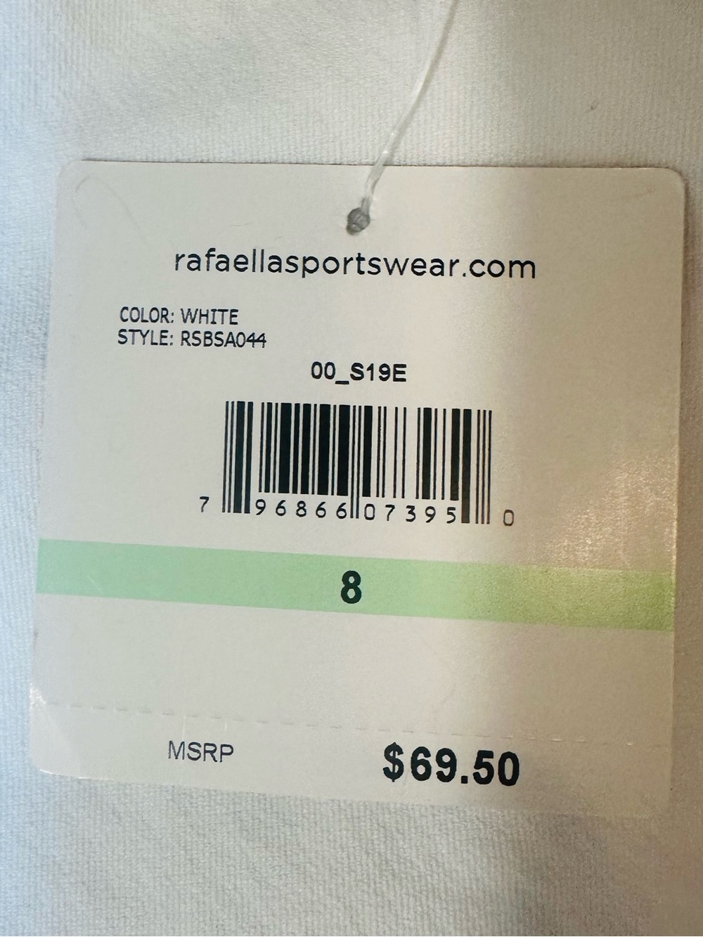 Rafaella NWT Classic Crisp White Scalloped Hem Pants 8 Elevated Minimalism - Picture 9 of 11